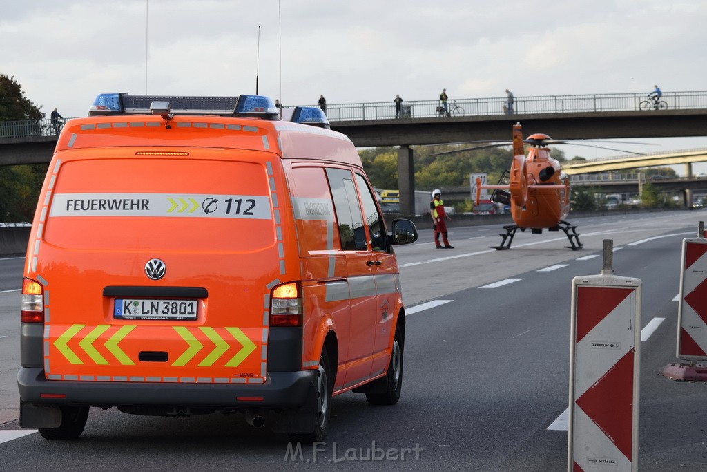 VU mehrere PKW A 3 Rich Oberhausen Hoehe AK Koeln Ost P114.JPG - Miklos Laubert